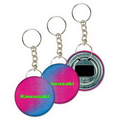 Key Chain Bottle Opener - Pink/Blue Color Changing Stock Design (Imprinted)